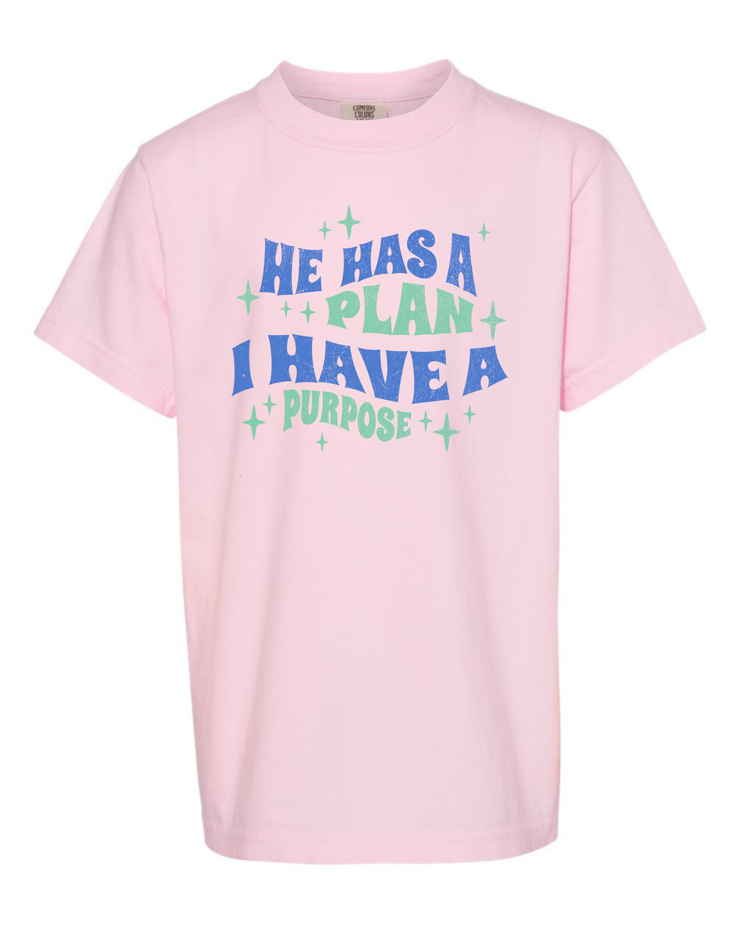 He has a Plan Comfort Color Tee