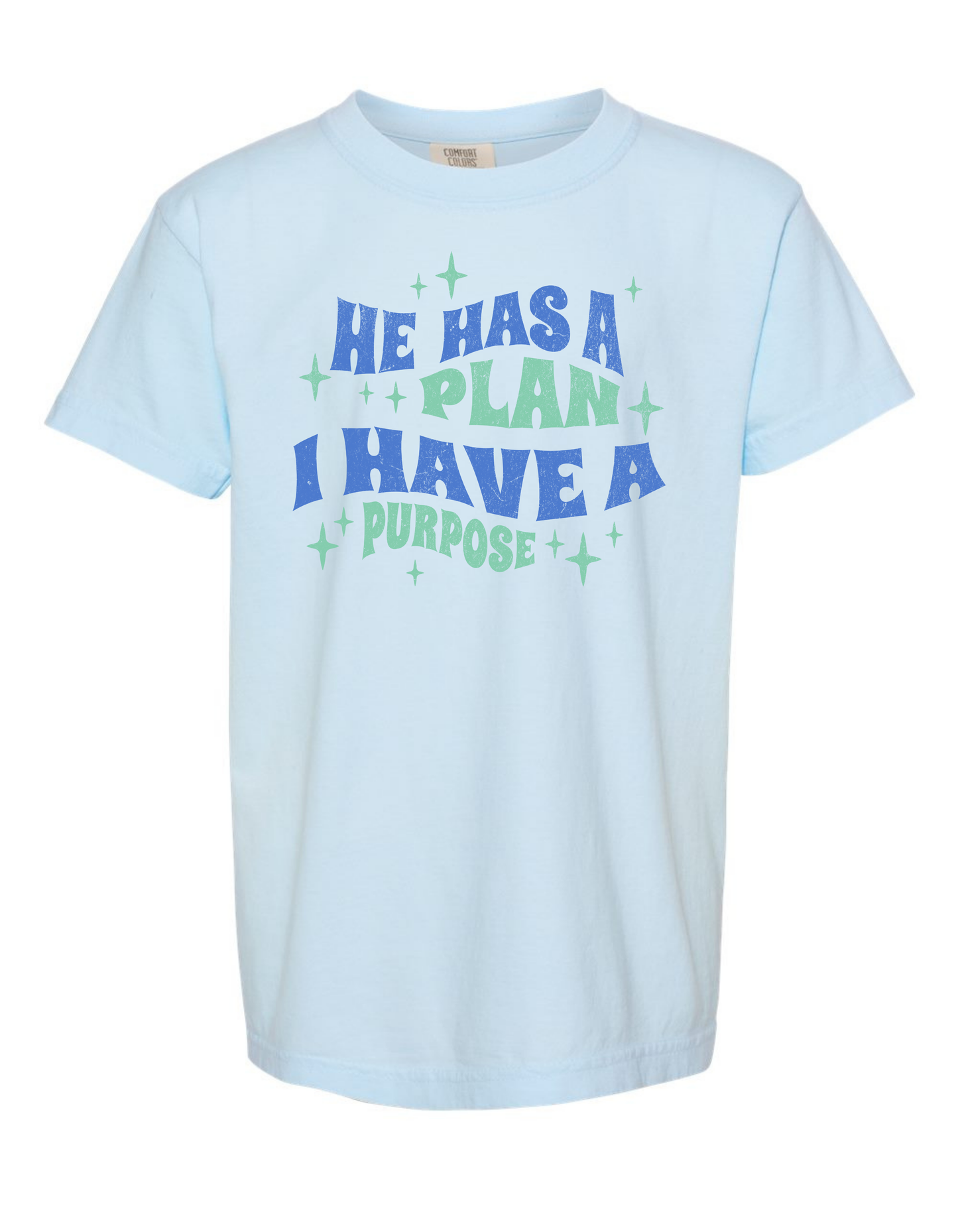 He has a Plan Comfort Color Tee