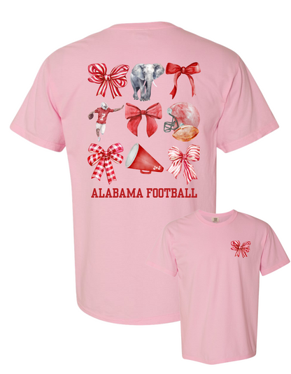 Jax and James Alabama Football Comfort Color Tee Blossom Southern Lifestyle Apparel