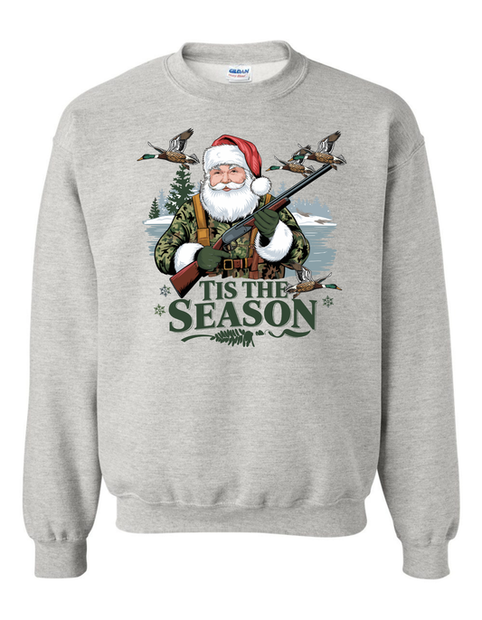 Duck Hunting Santa Sweatshirt