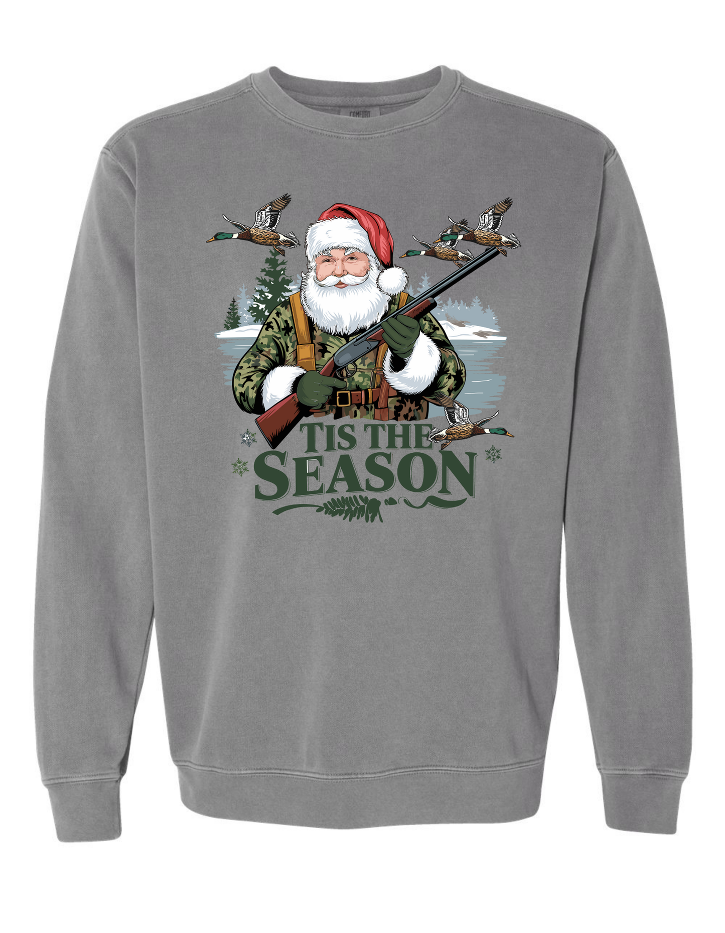 Duck Hunting Santa Sweatshirt