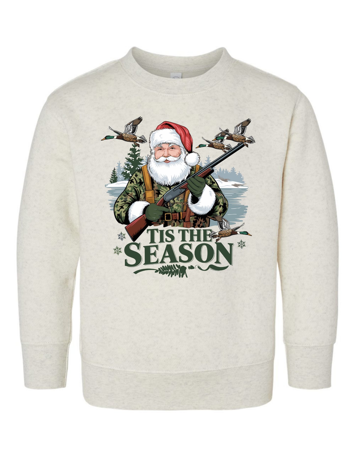 Duck Hunting Santa Sweatshirt