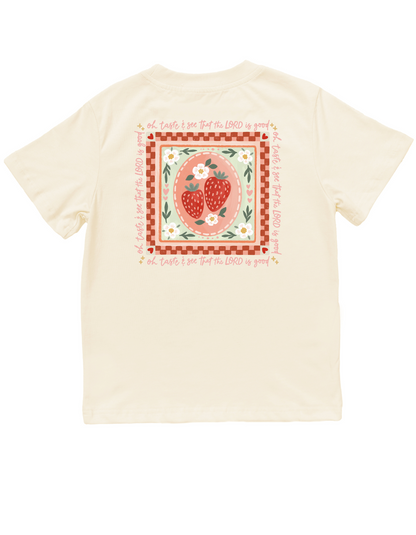 Jax and James Oh, Taste and See Pocket Tee Ivory Southern Lifestyle Apparel