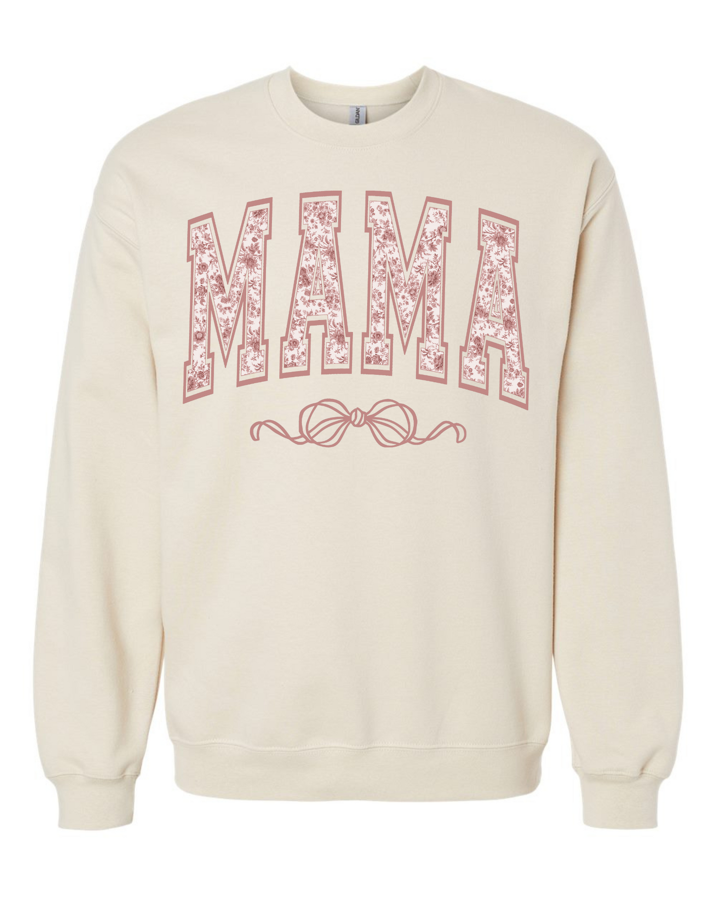 Rusty Rose Chinoiserie Mama Sweatshirt & T-Shirt