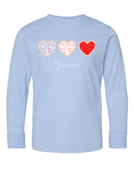 Valentine's Cookies Long Sleeve Specialty Tee