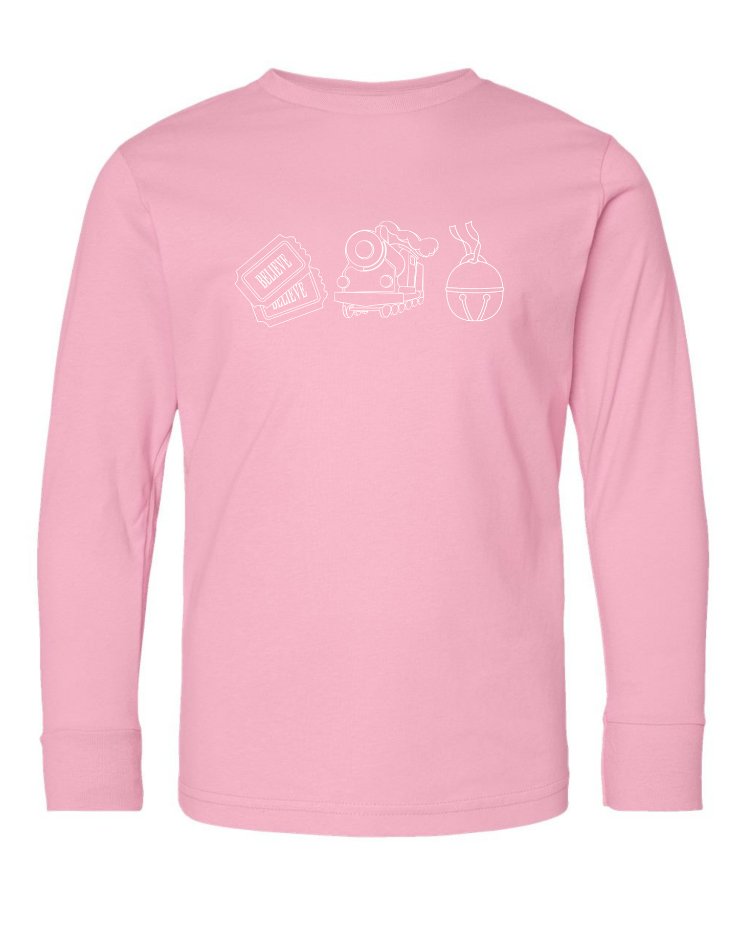 Simple Polar Express Long Sleeve  Specialty Tee