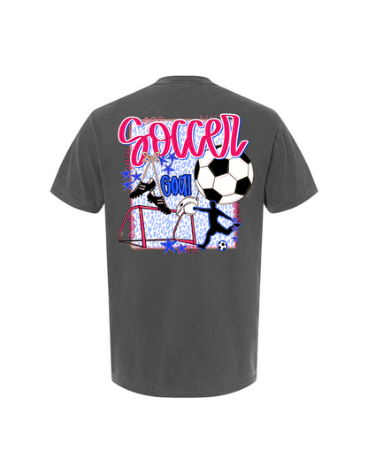 Preppy Soccer Comfort Color Tee