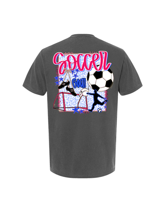 Preppy Soccer Comfort Color Tee