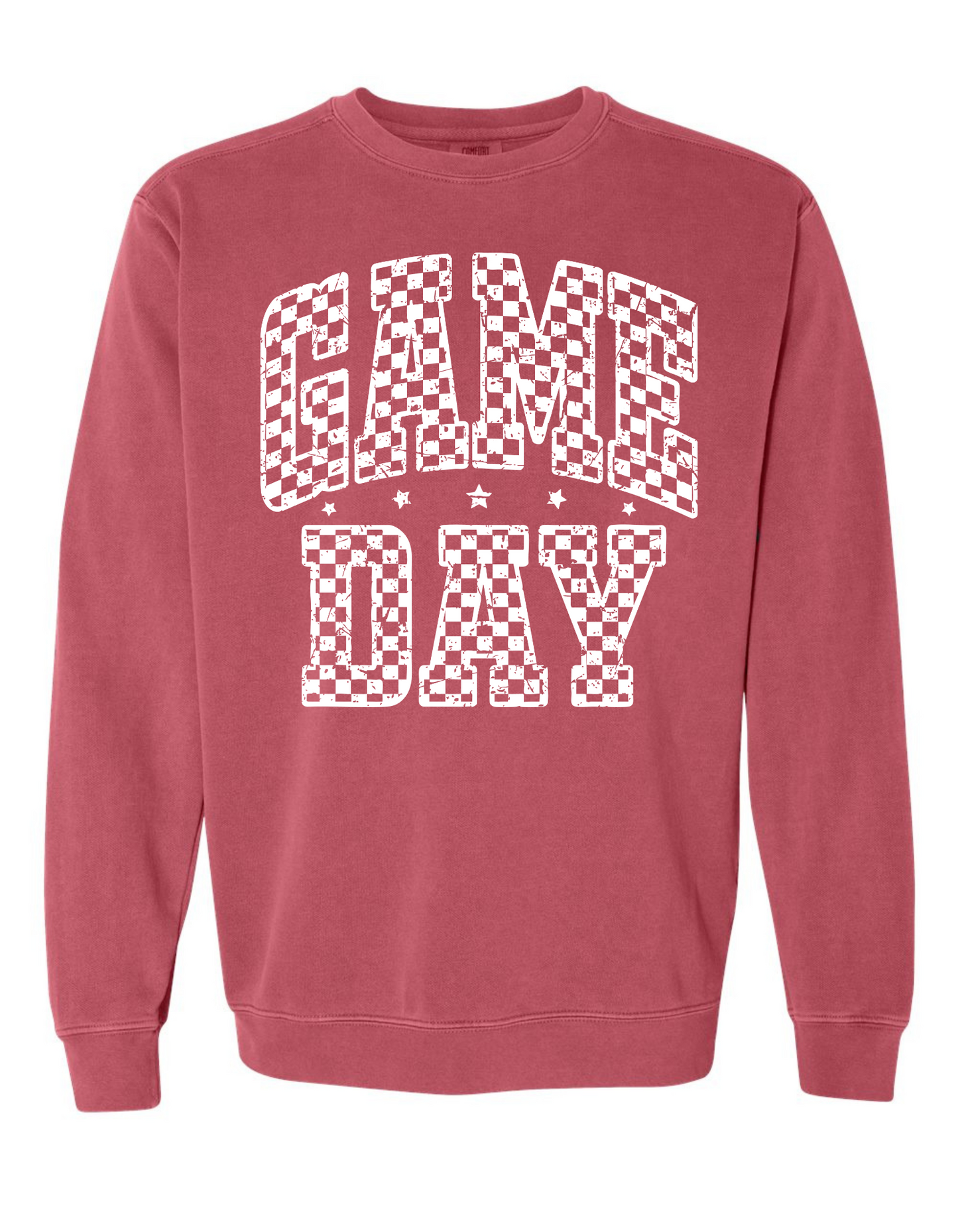 Jax and James Game Day Sweatshirt Crimson Comfort Color Southern Lifestyle Apparel