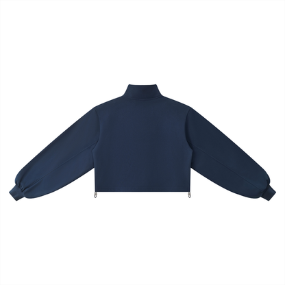 Heavyweight Cropped Quarter-Zip