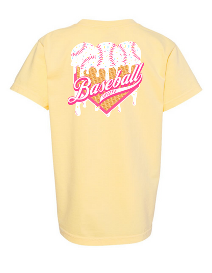 Baseball Lifestyle Comfort Color Tee