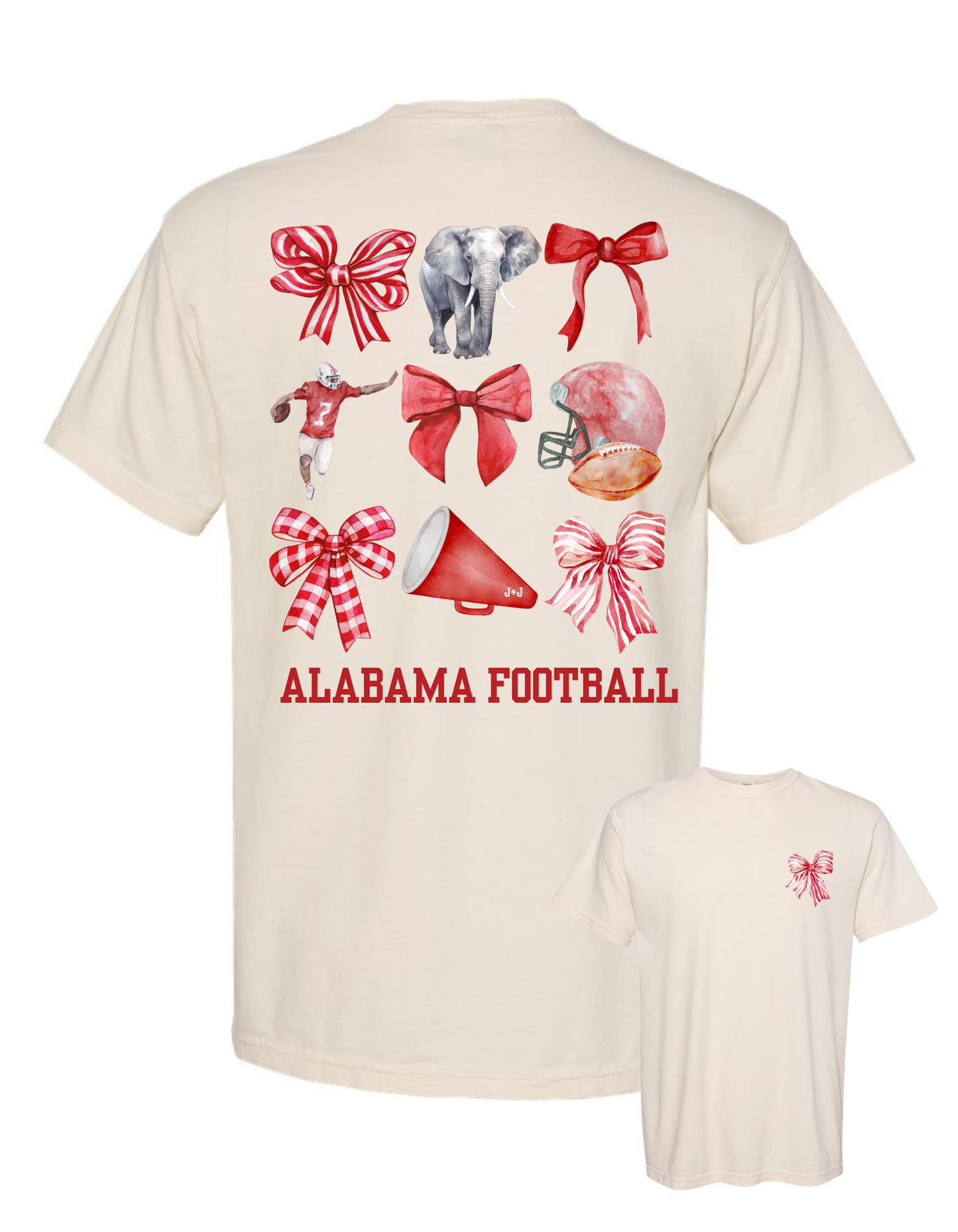 Crimson Football Specialty Tee