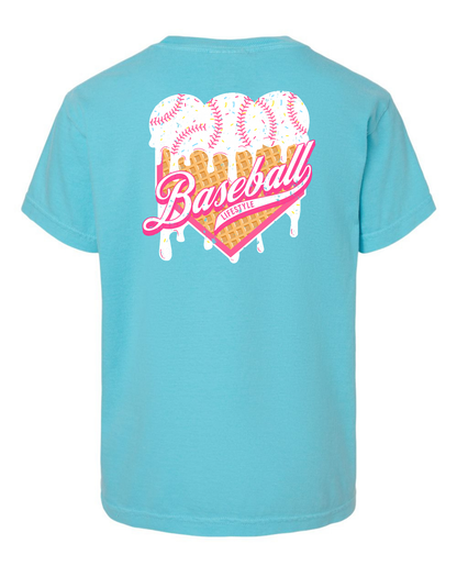 Baseball Lifestyle Comfort Color Tee