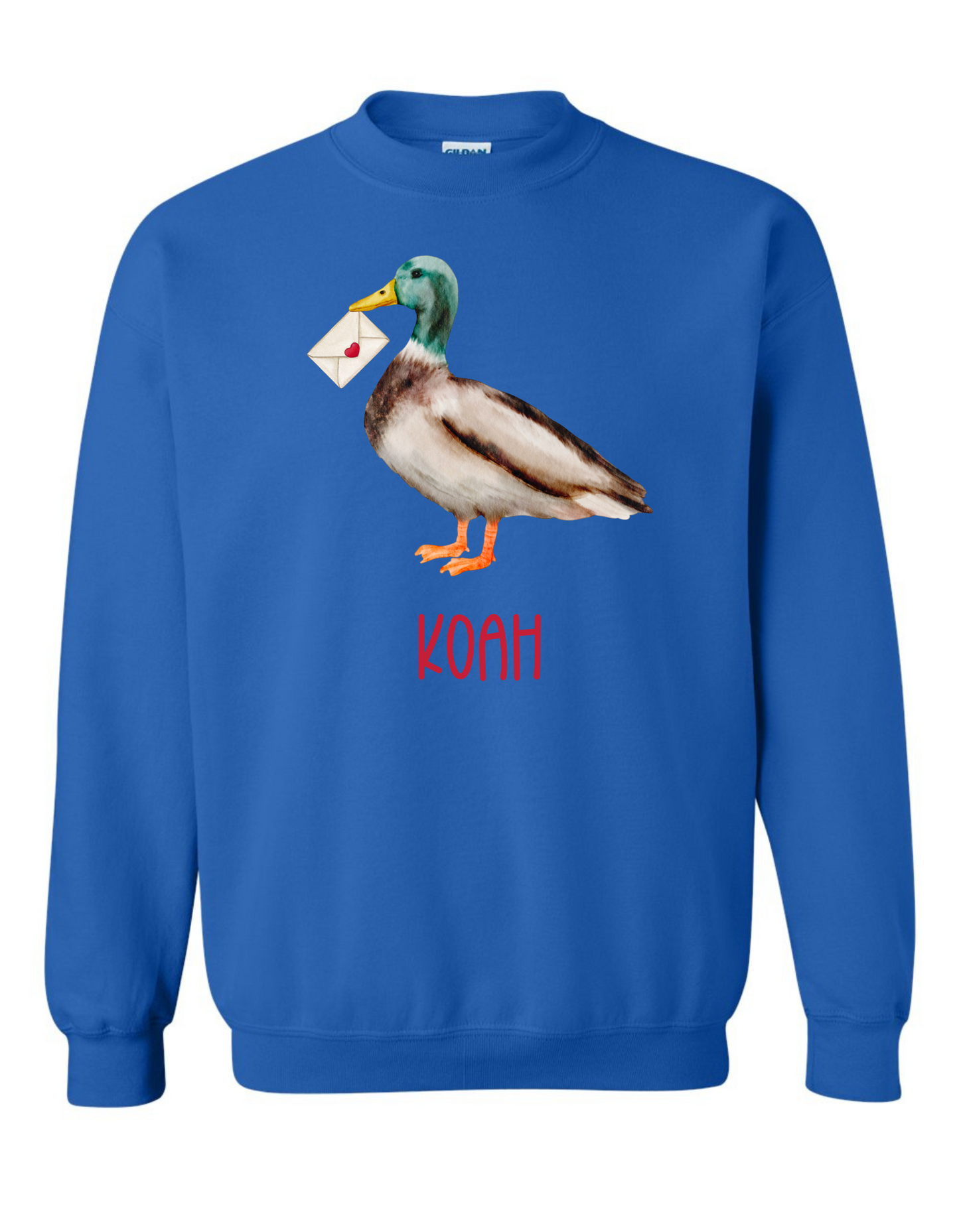 Valentine's Day Duck Sweatshirt