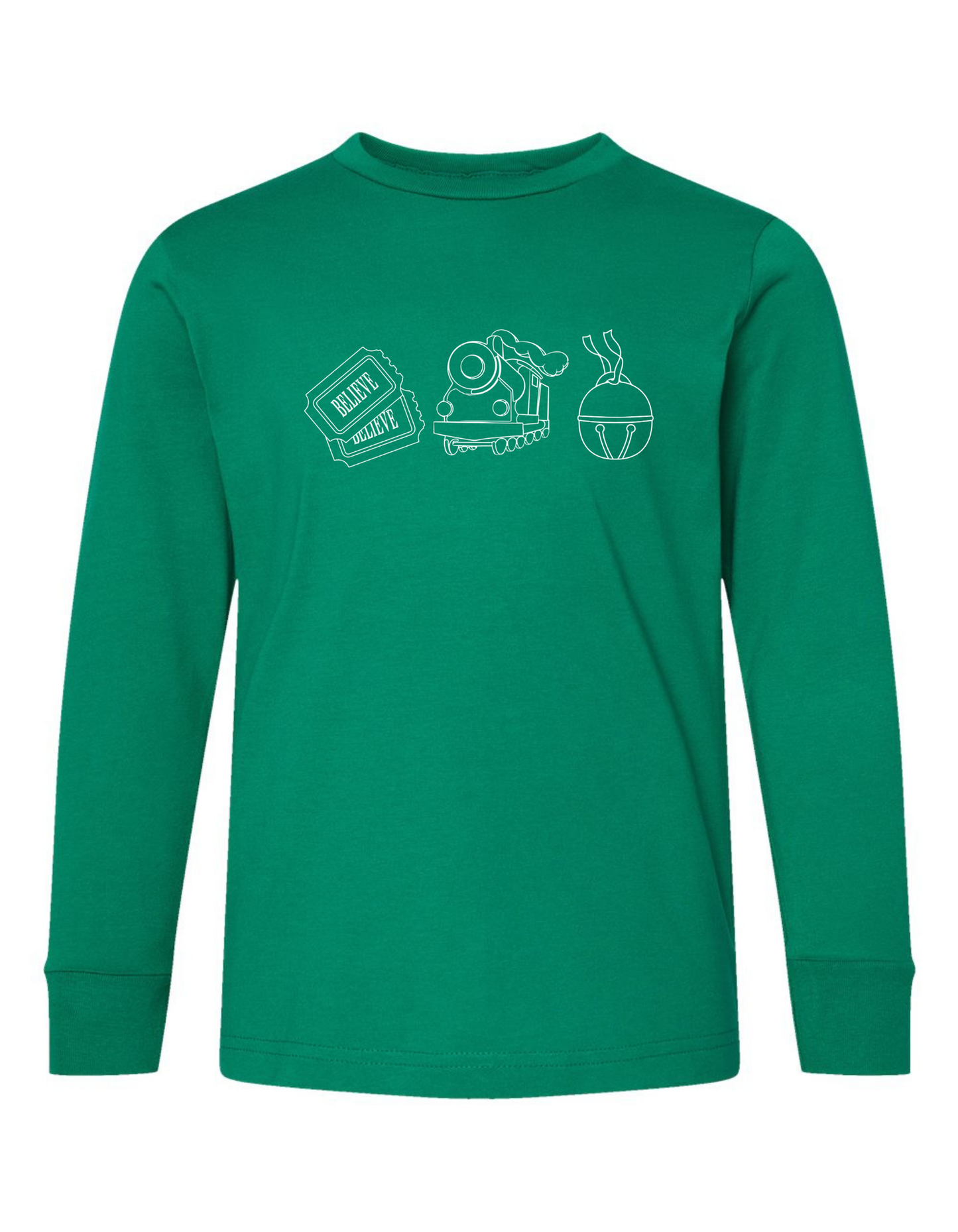 Simple Polar Express Long Sleeve  Specialty Tee