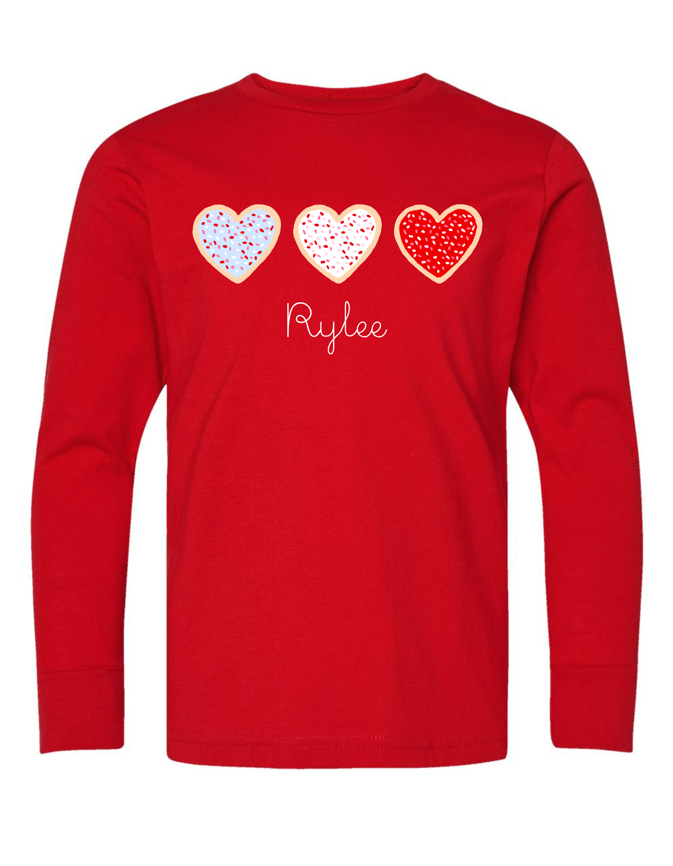 Valentine's Cookies Long Sleeve Specialty Tee