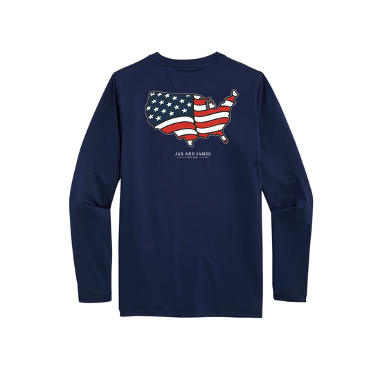 USA Flag Performance Tee