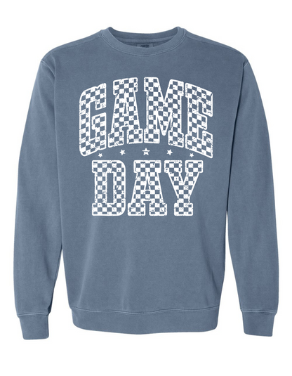 Jax and James Game Day Sweatshirt Blue Jean Southern Lifestyle Apparel