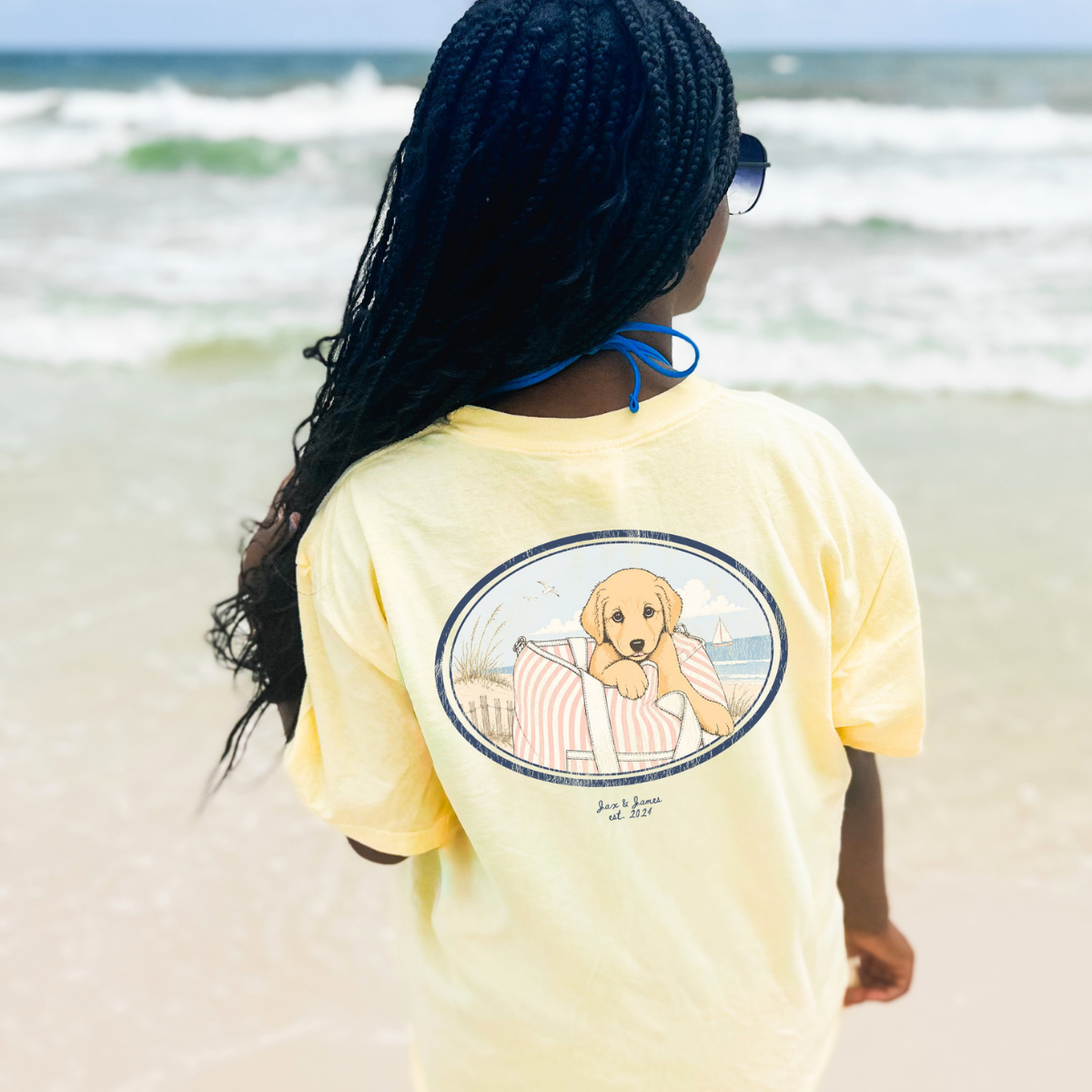 Beach Bag Puppy Tee