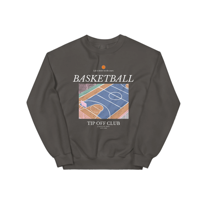 Basketball Tip Off Club Graphic Sweatshirt