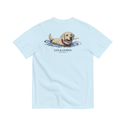 Jax and James Labrador Lake Tee Chambray Southern Lifestyle Apparel