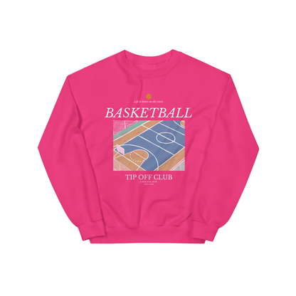 Basketball Tip Off Club Graphic Sweatshirt