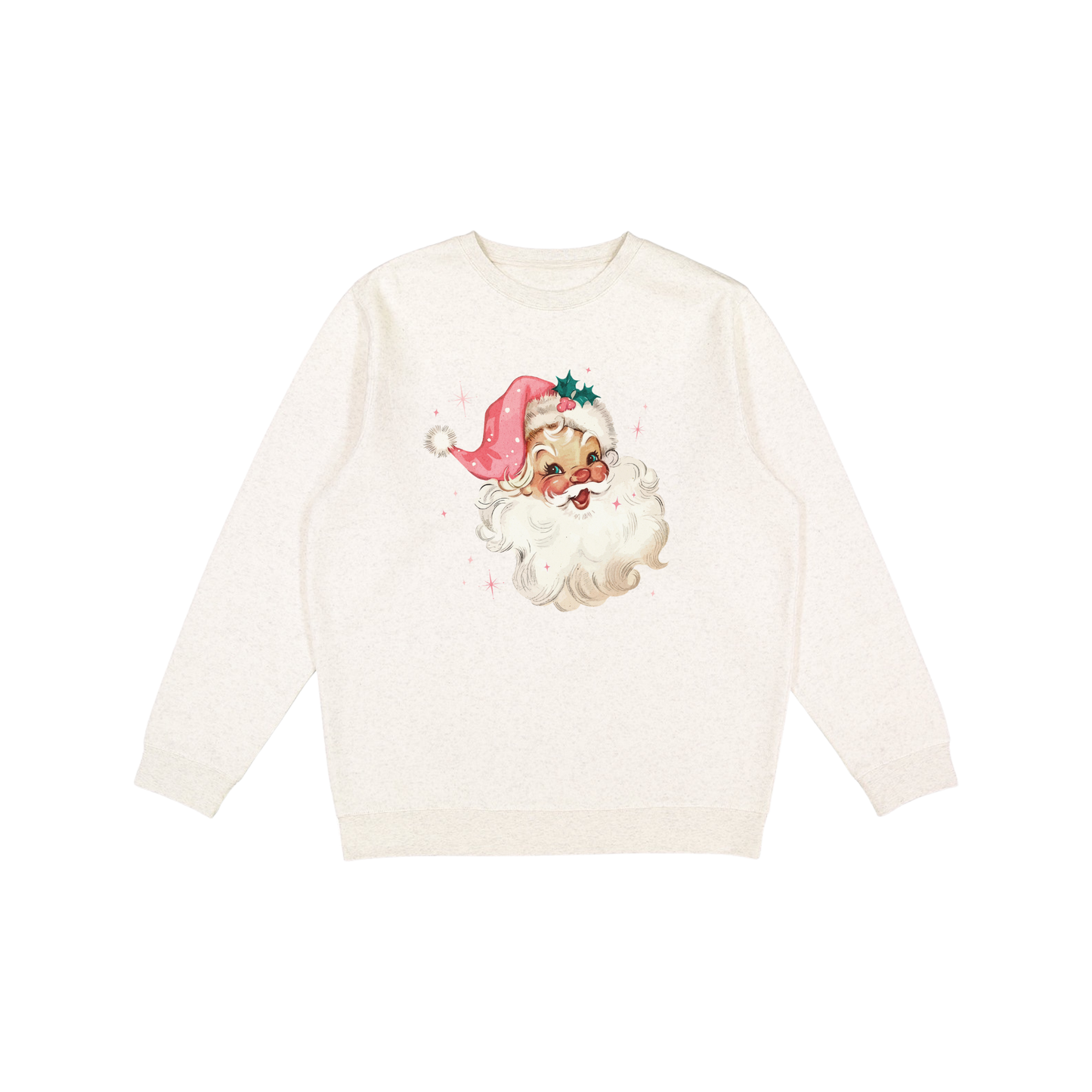 White Vintage Santa Sweatshirt