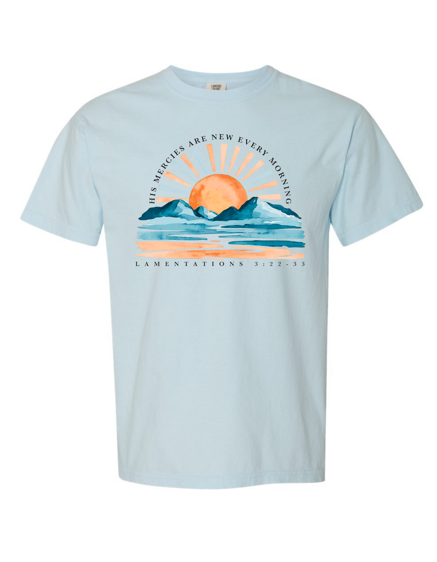 Boys Lamentations 3:22-23 Comfort Color Tee