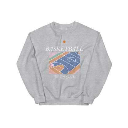Basketball Tip Off Club Graphic Sweatshirt