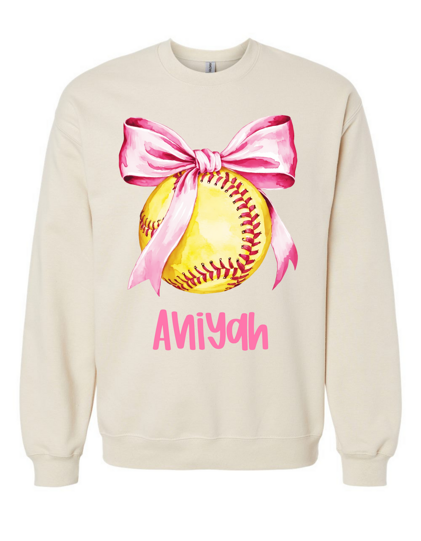 Coquette Softball Sweatshirt