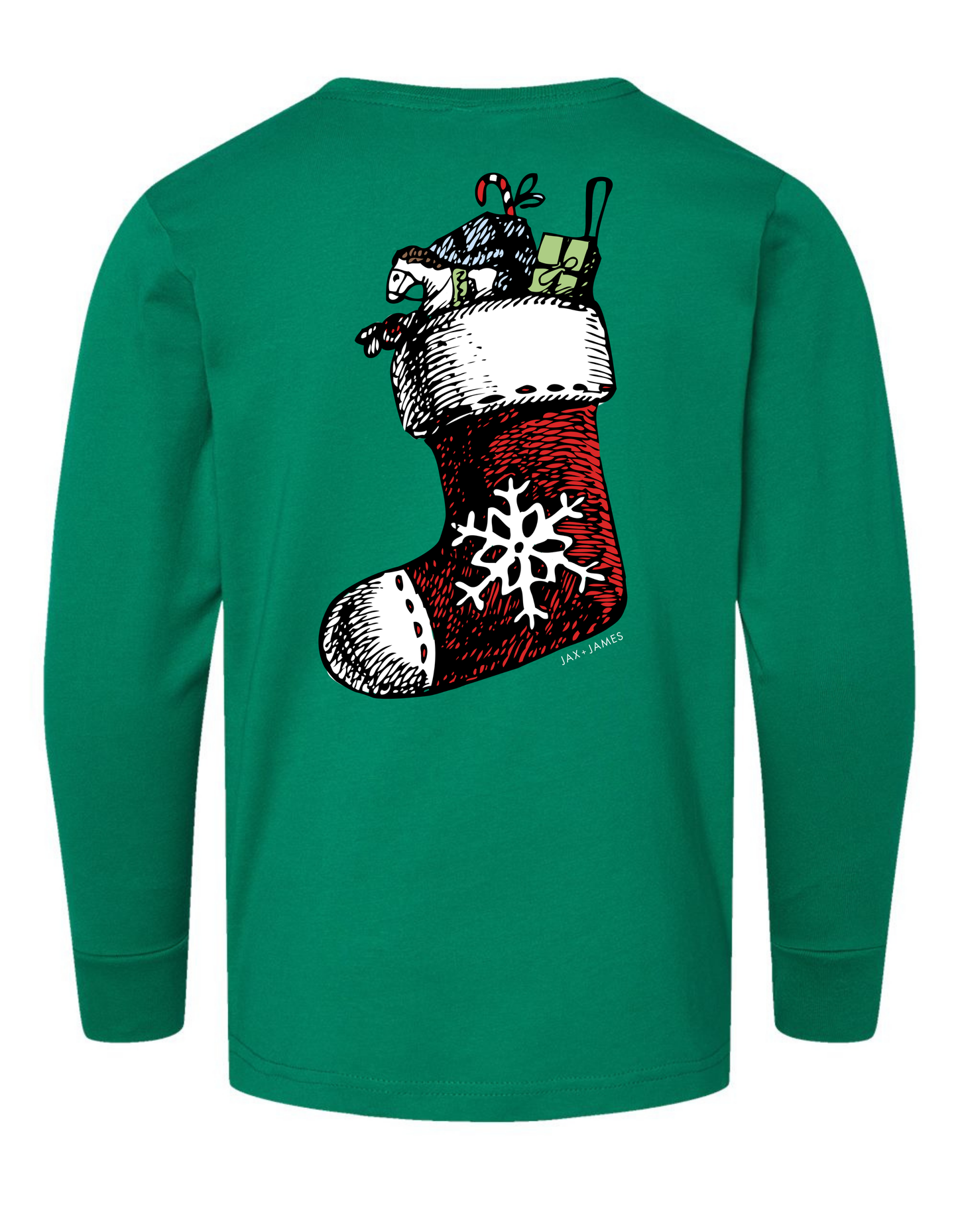 Christmas Stocking Long Sleeve Specialty Tee