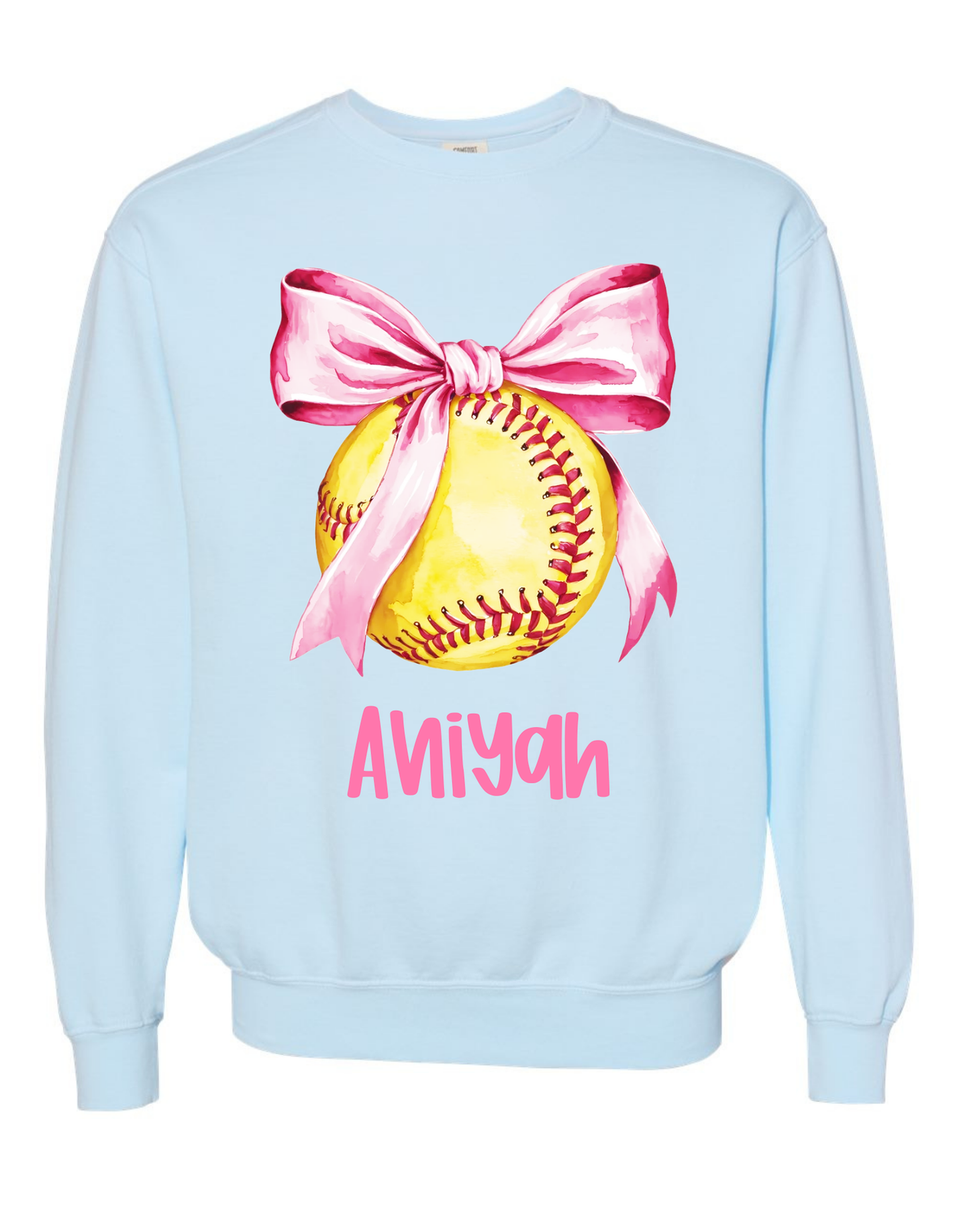 Coquette Softball Sweatshirt