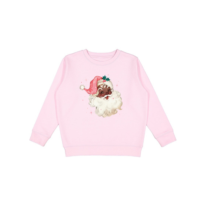 Brown Vintage Santa Sweatshirt