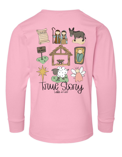 Christmas True Story Long Sleeve Specialty Tee