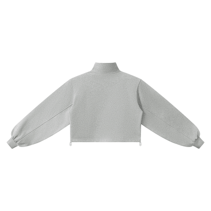 Heavyweight Cropped Quarter-Zip