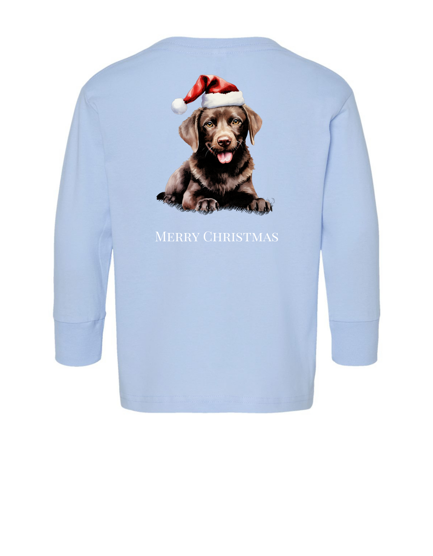 Christmas Dog Long Sleeve Specialty Tee