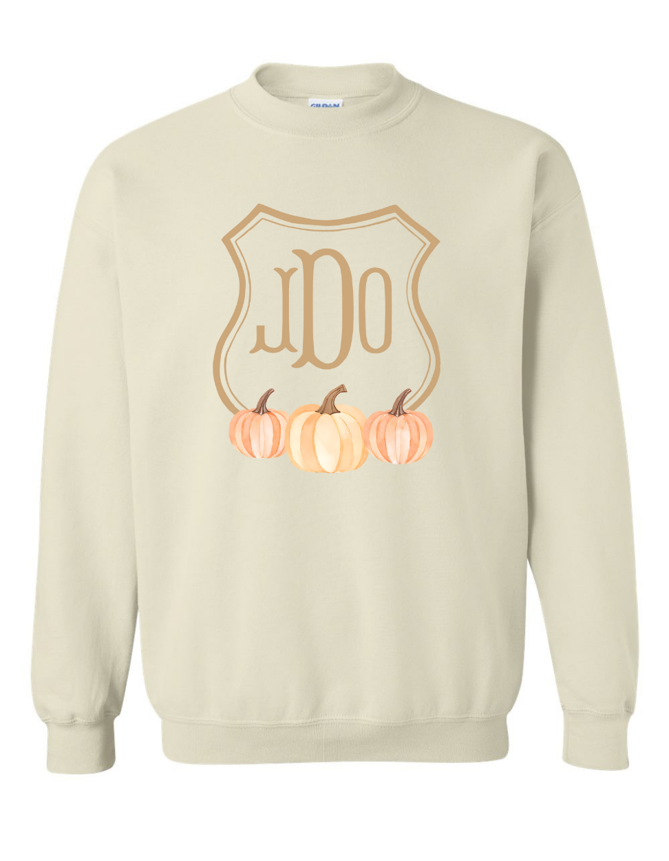 Boys + Girls Fall Pumpkins Crest Sweatshirt