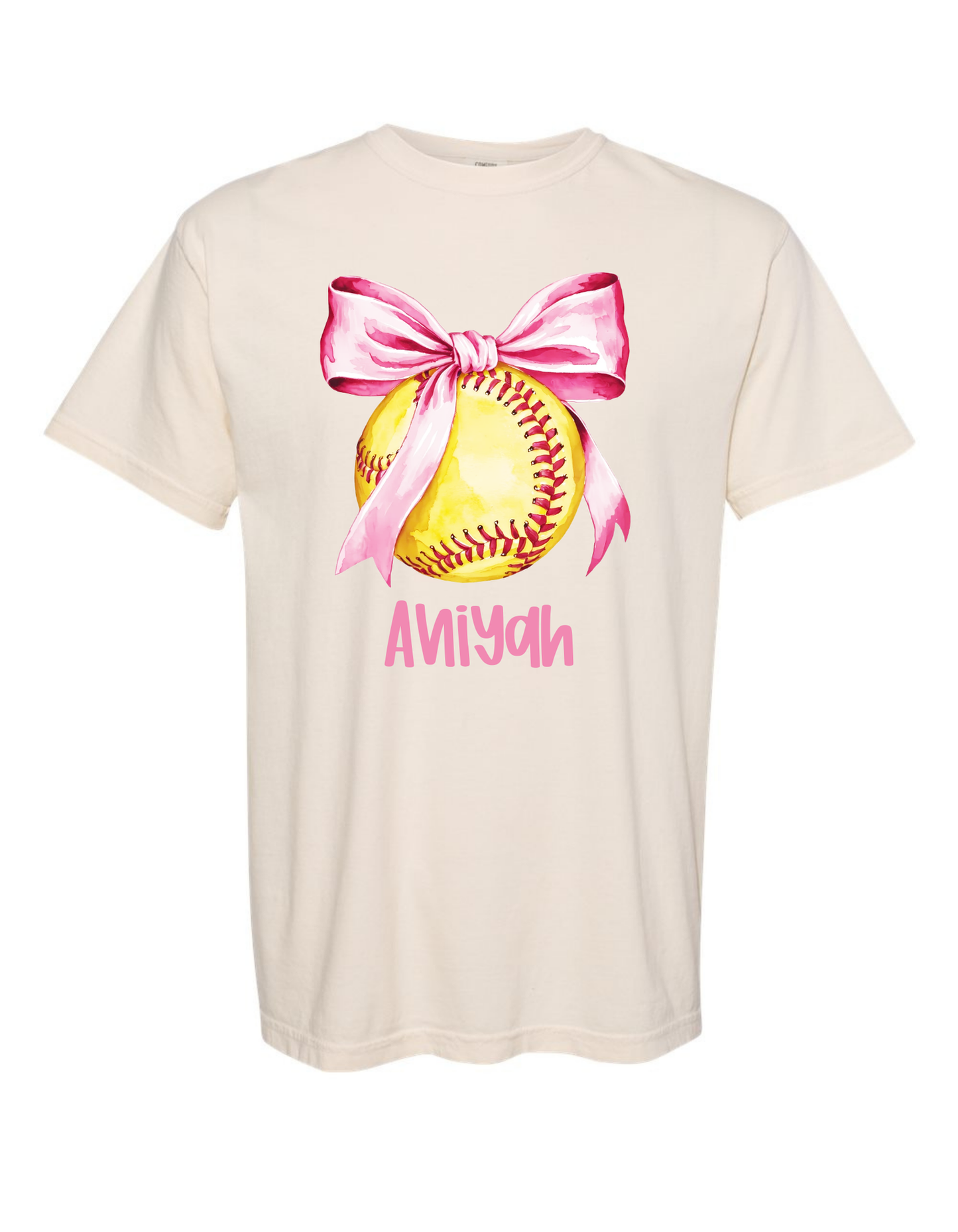 Coquette Softball Comfort Color Tee