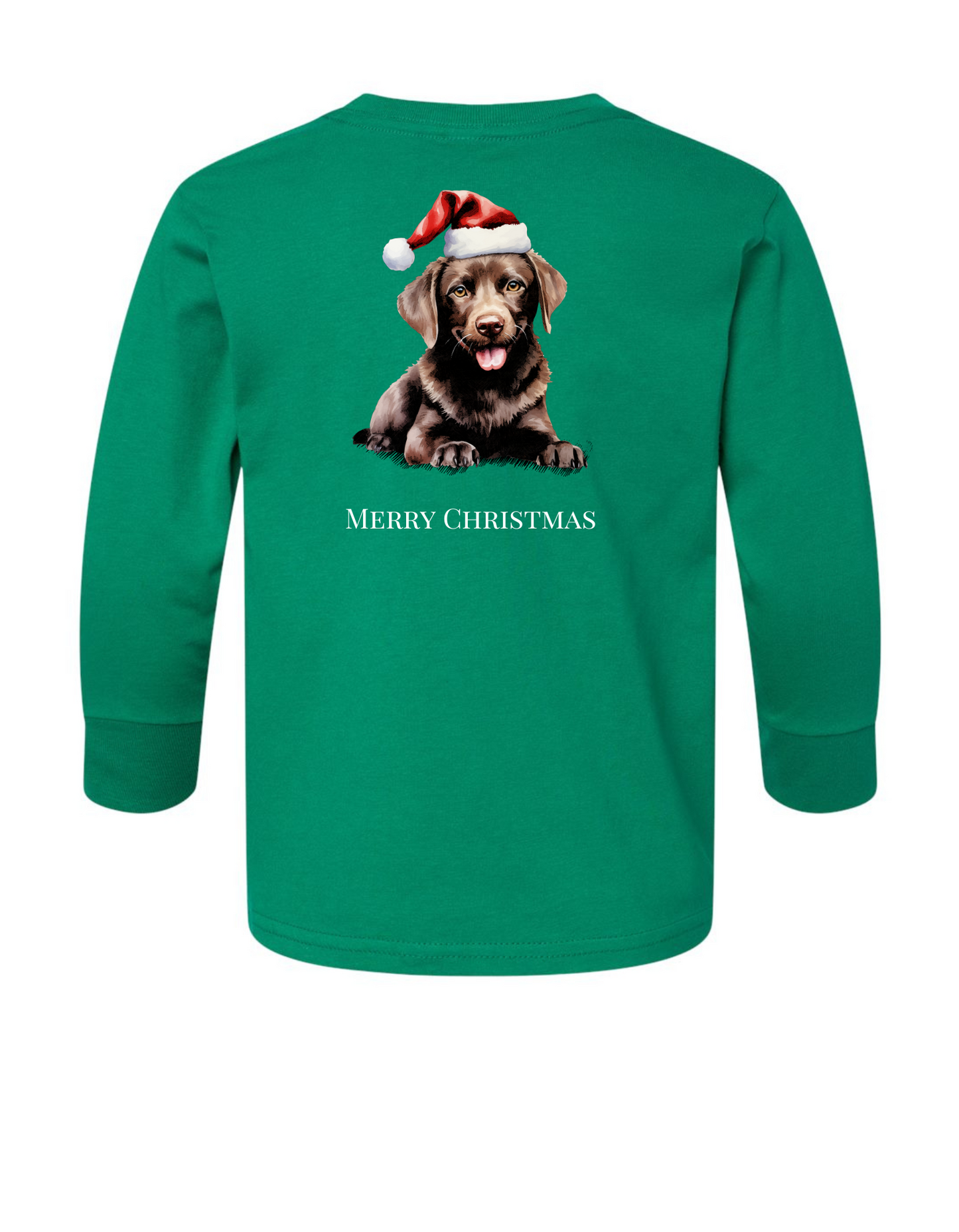 Christmas Dog Long Sleeve Specialty Tee