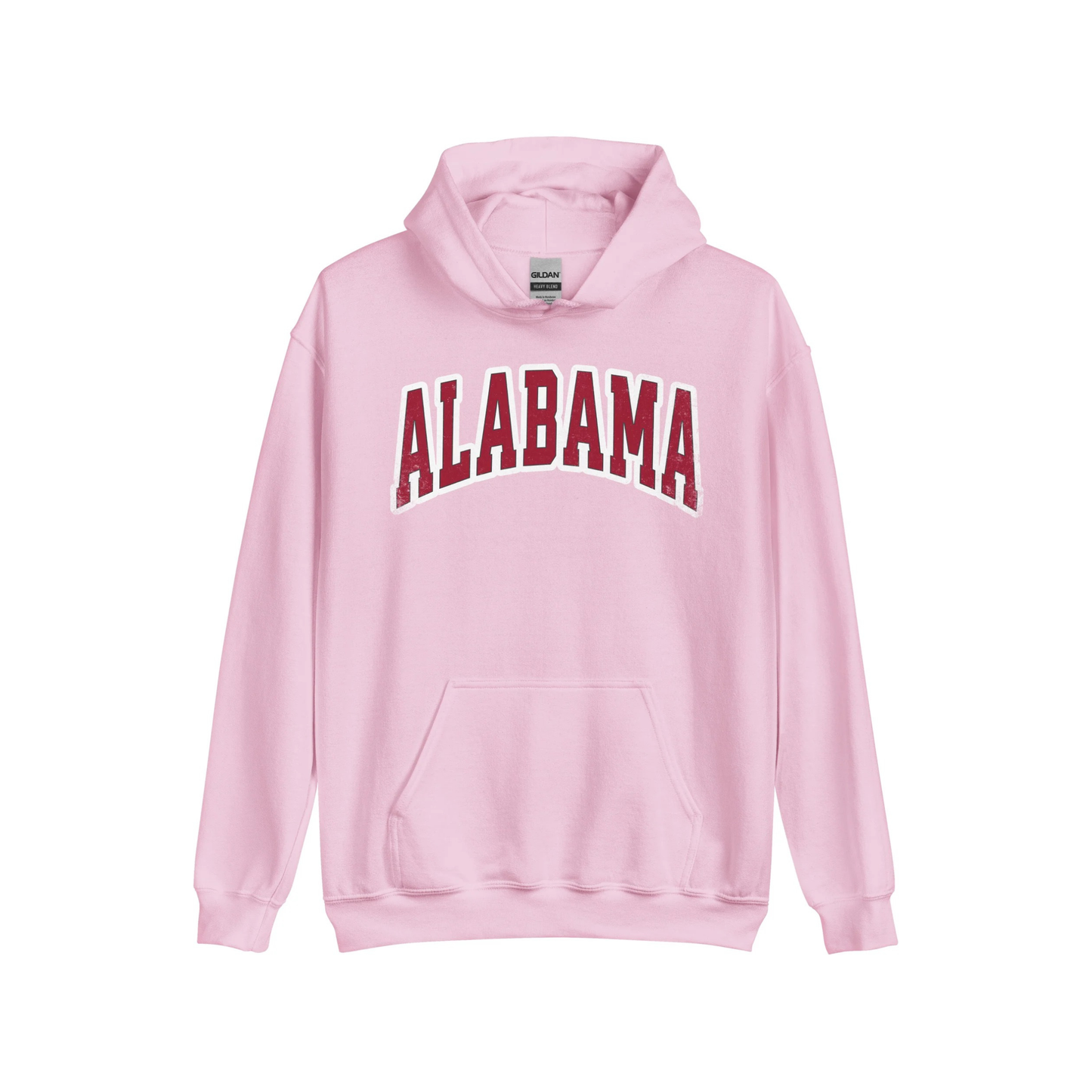 Vintaged Washed Alabama Graphic Hoodie