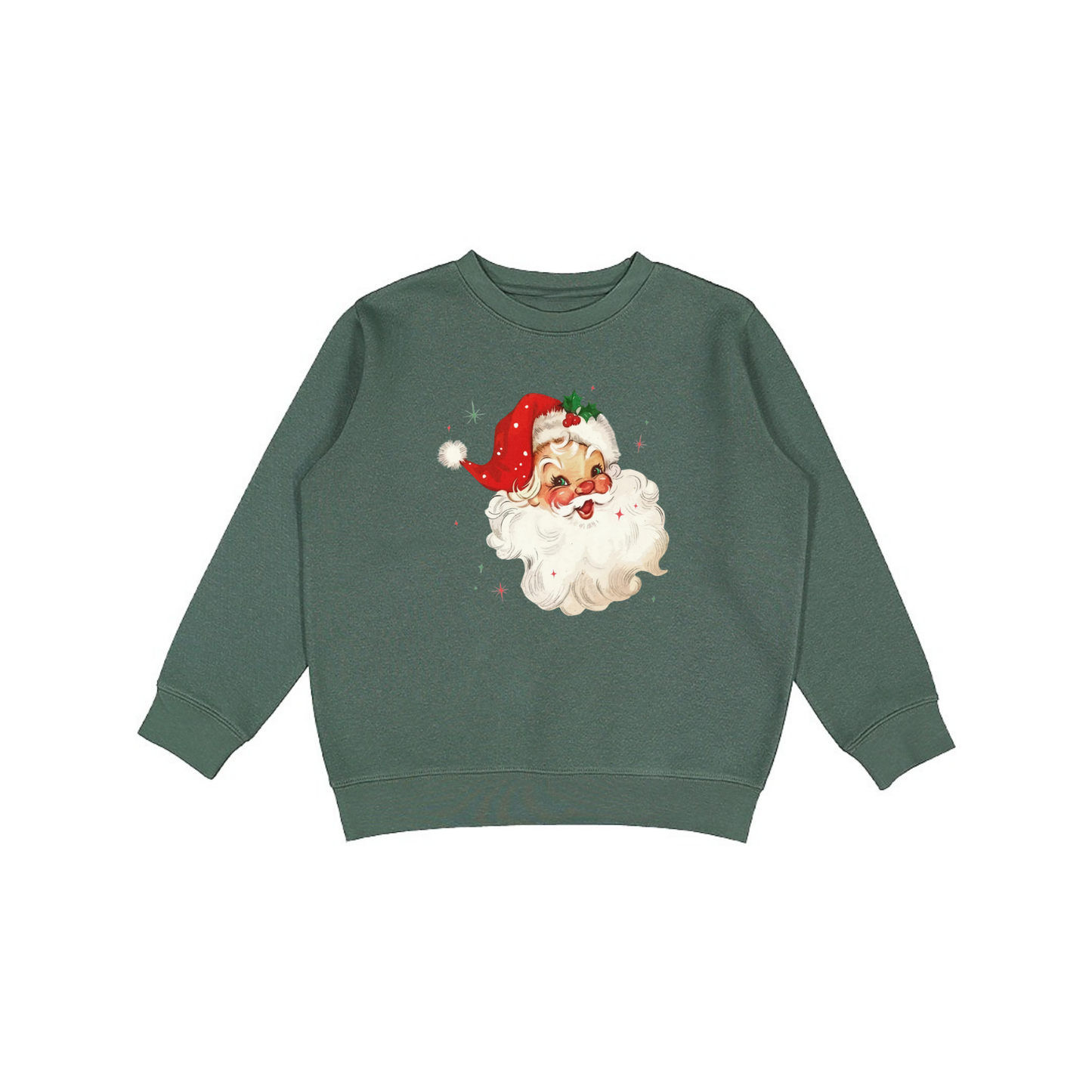 White Vintage Santa Sweatshirt