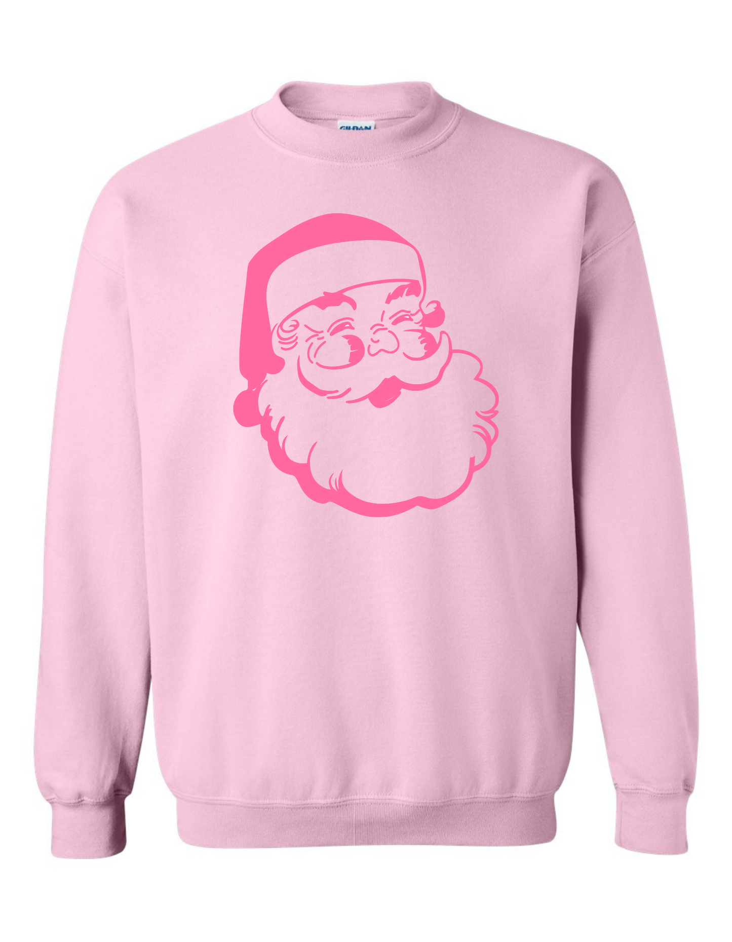 Simple Santa Pink Sweatshirt