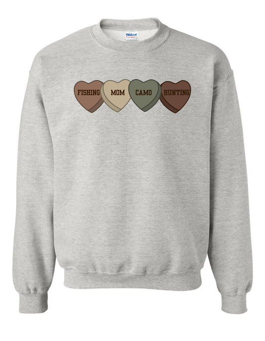 Custom Candy Hearts Sweatshirt