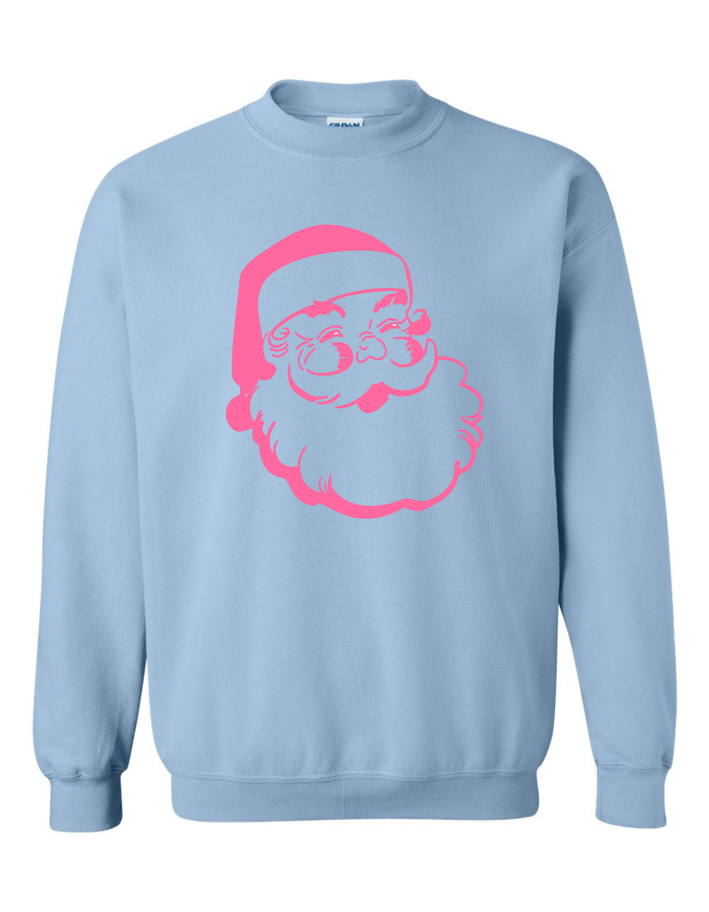 Simple Santa Pink Sweatshirt