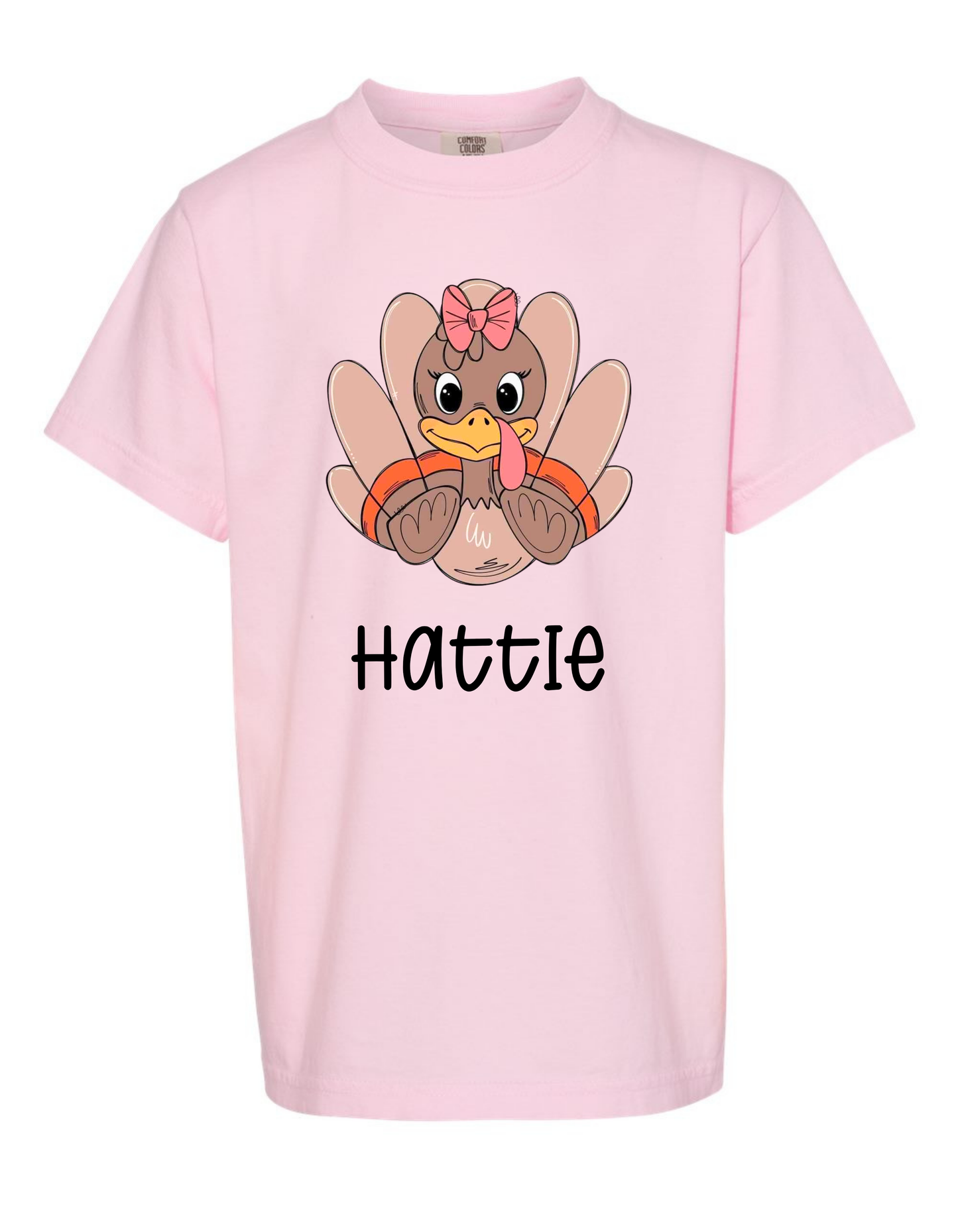 Boy + Girl Gobble Gobble Comfort Color Tee