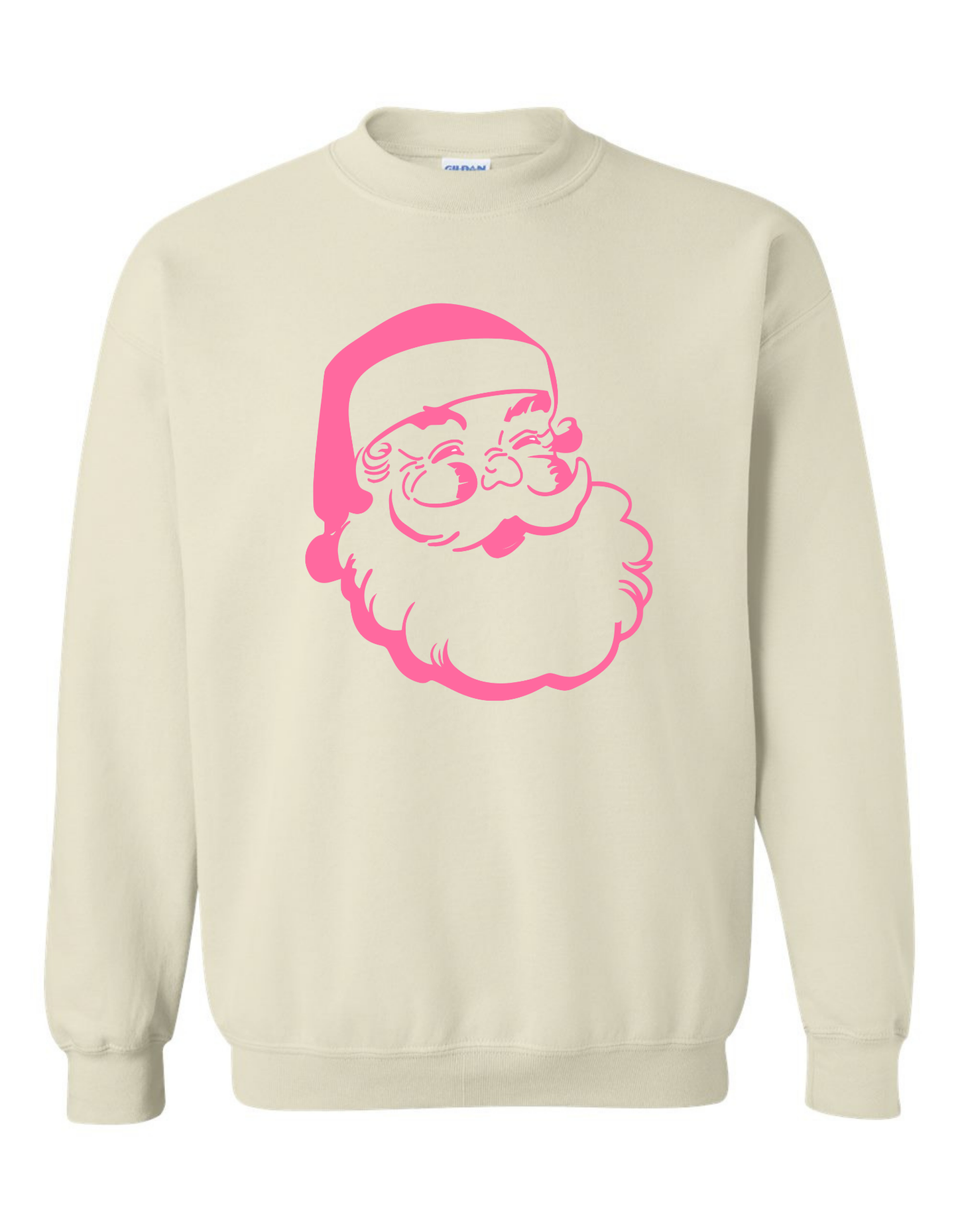 Simple Santa Pink Sweatshirt