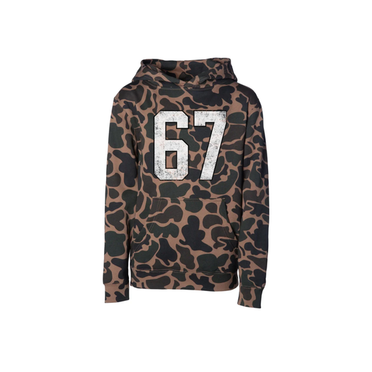 6-7 Camo Hooded Sweatshirt