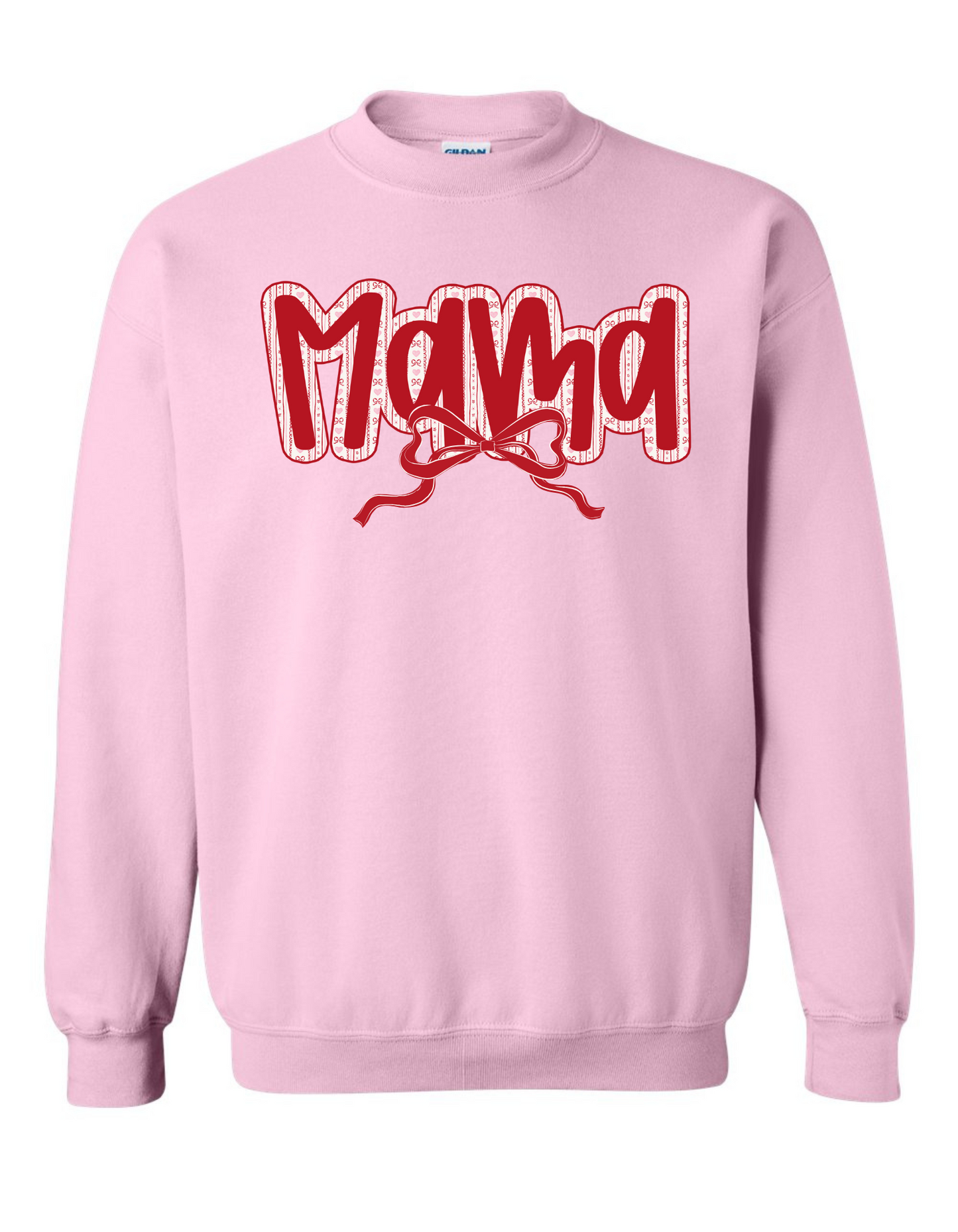 Heartfelt Bow Mama Sweatshirt