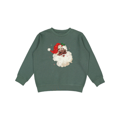 Brown Vintage Santa Sweatshirt