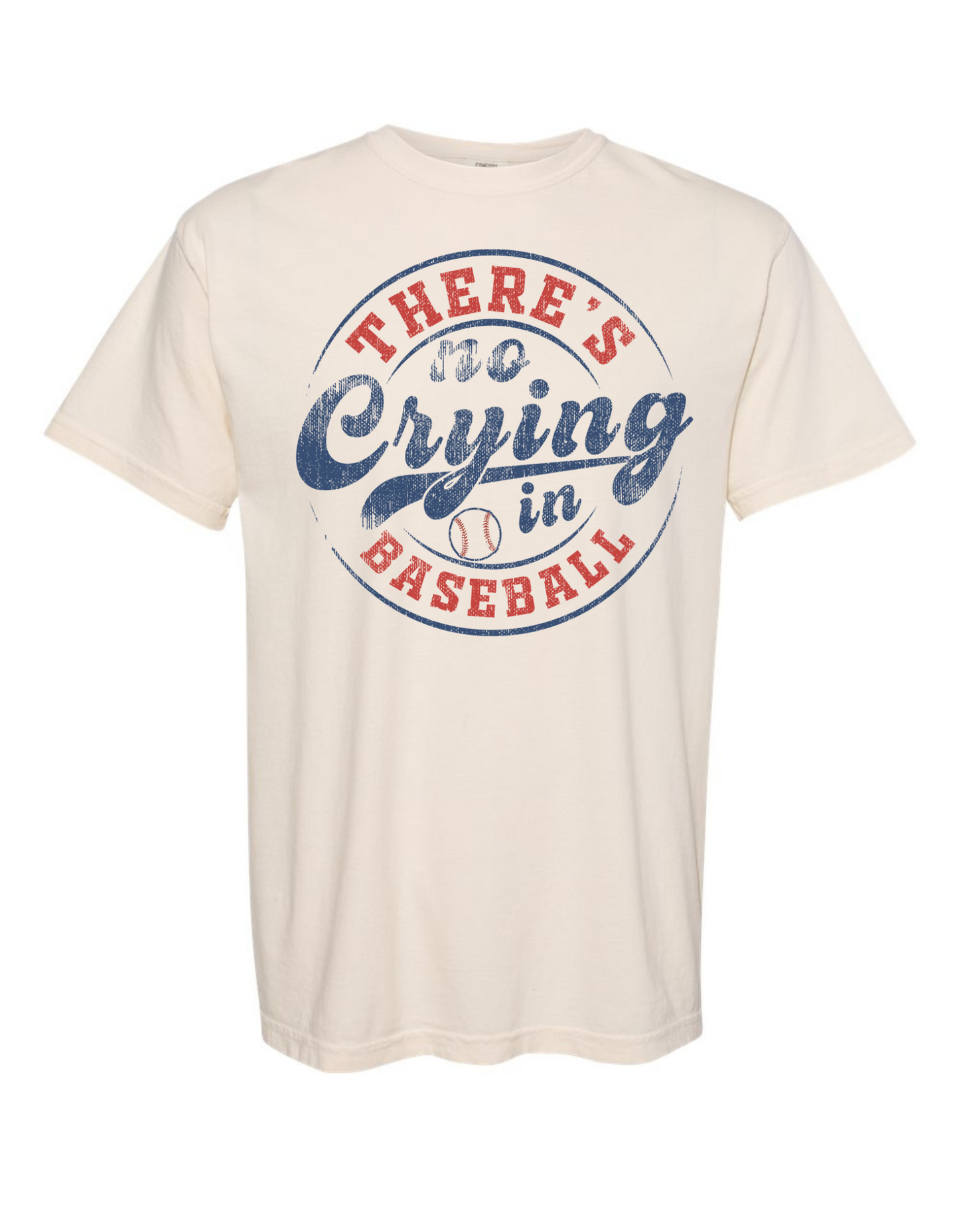 No Crying in Basetball Comfort Color Tee